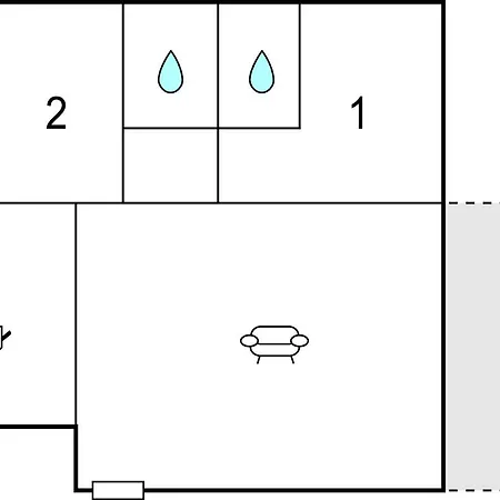 2 Bedroom Awesome In *